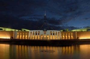 Australian Parliament House data breach legislation retaining customer trust