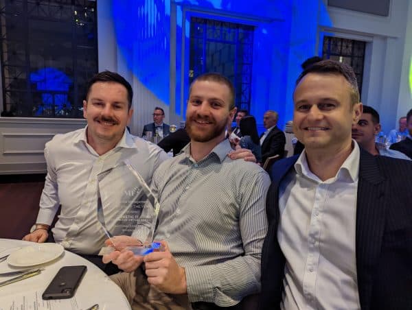 Kinetic IT team at the itSMF gala awards in Brisbane