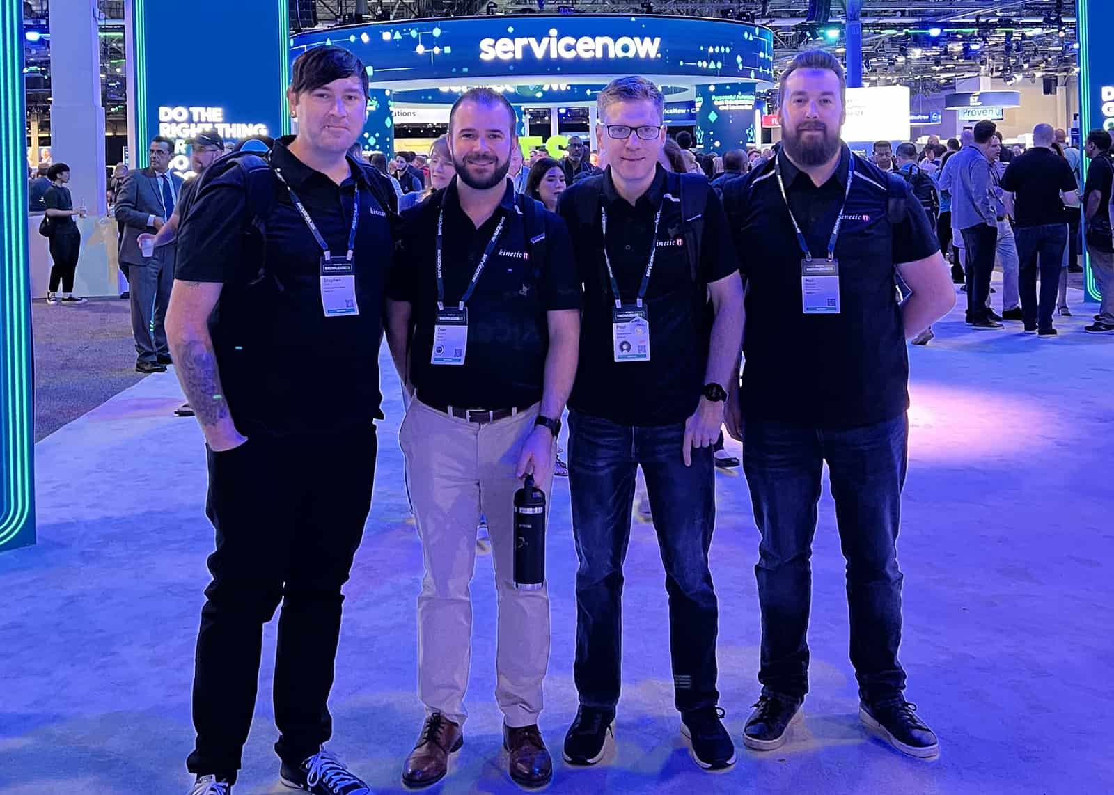 Kinetic IT ServiceNow team at Knowledge 2023 conference