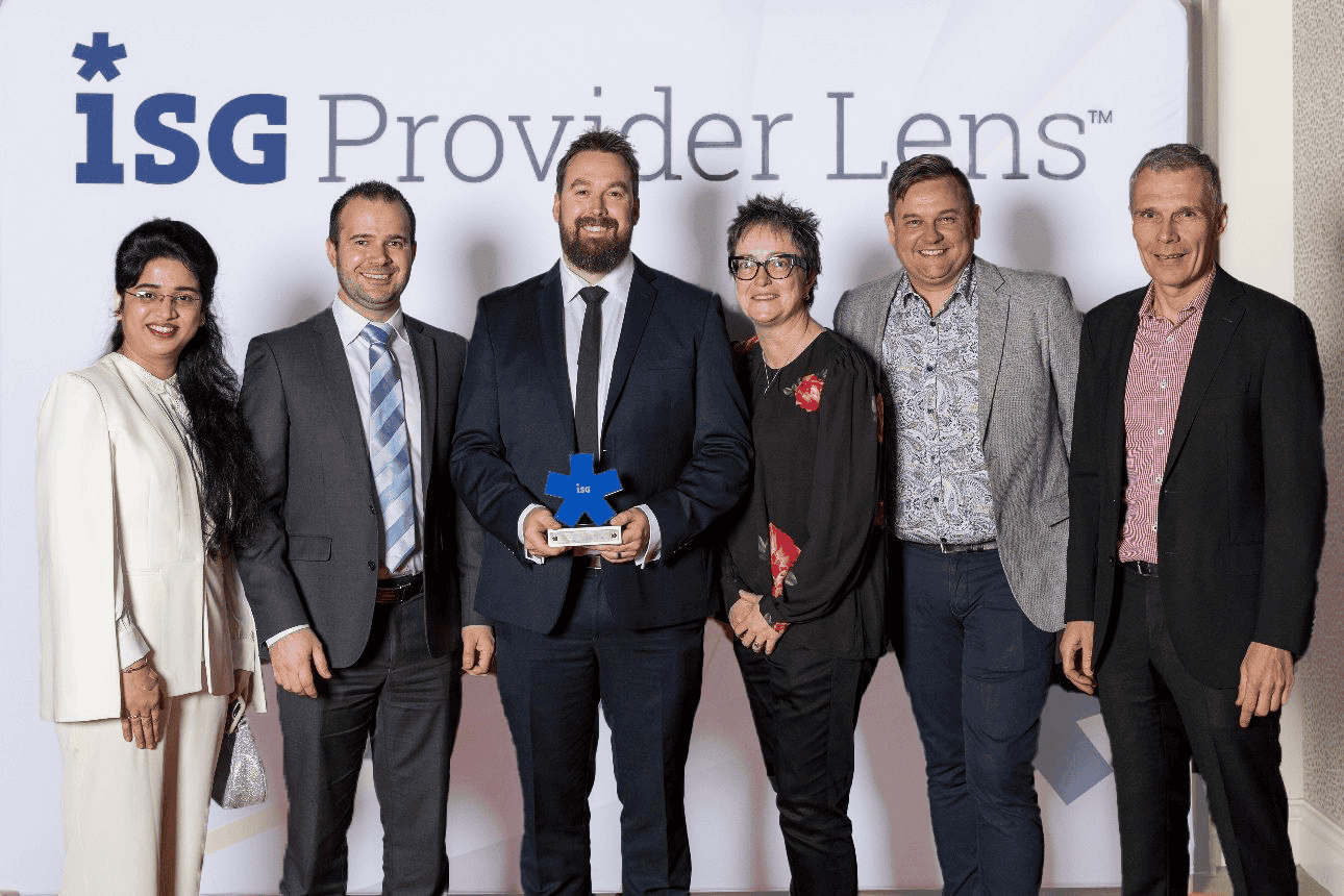 Leader award for ServiceNow Ecosystem Partners, ISG Provider Lens 2024