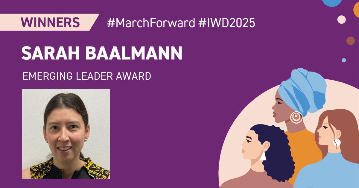 Sarah Baalmann Emerging Leader Award 2025 1200x630 1