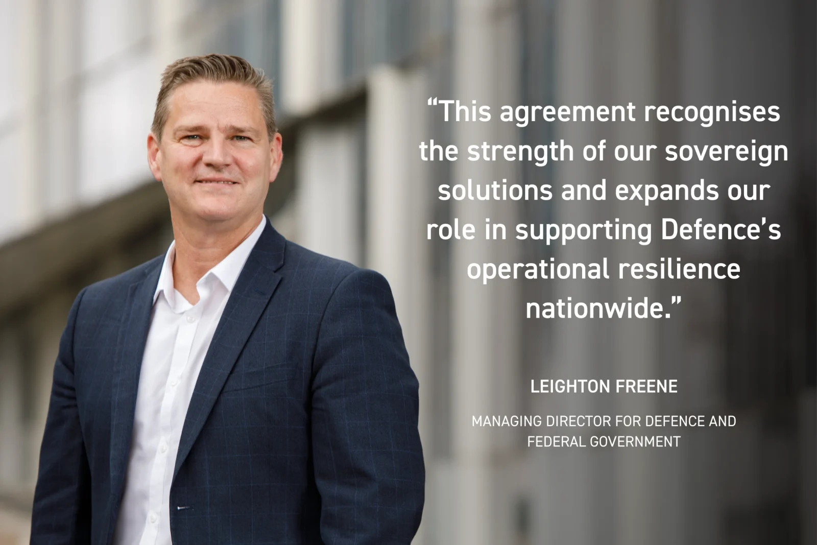 Leighton Freene Kinetic IT Department of Defence Selection 2026