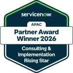 ServiceNow Partner Award APAC 2026 Rising Star