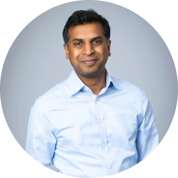 Professional Headshot of Kishore Jayaram, Chief Transformation Officer at Kinetic IT