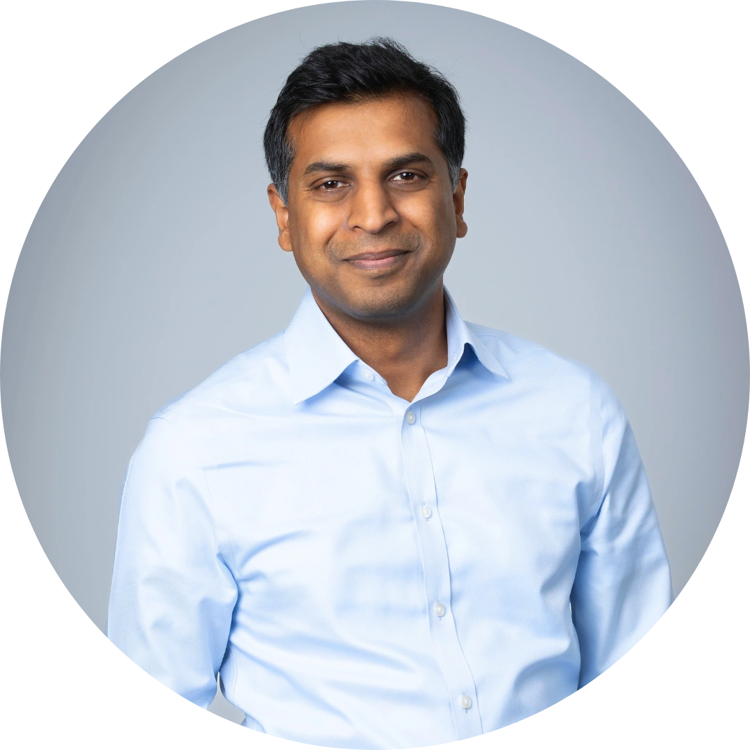 Professional Headshot of Kishore Jayaram, Chief Transformation Officer at Kinetic IT